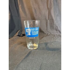 Bud Light Tour Pint Glass Merrimack NH Collectible Barware